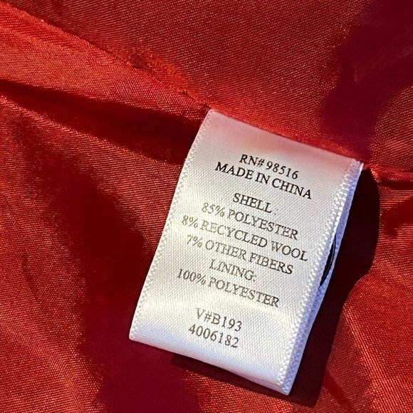 COLDWATER CREEK Bomber Jacket *Sz 16 Nice Weight Black with White Specks - Picture 12 of 14